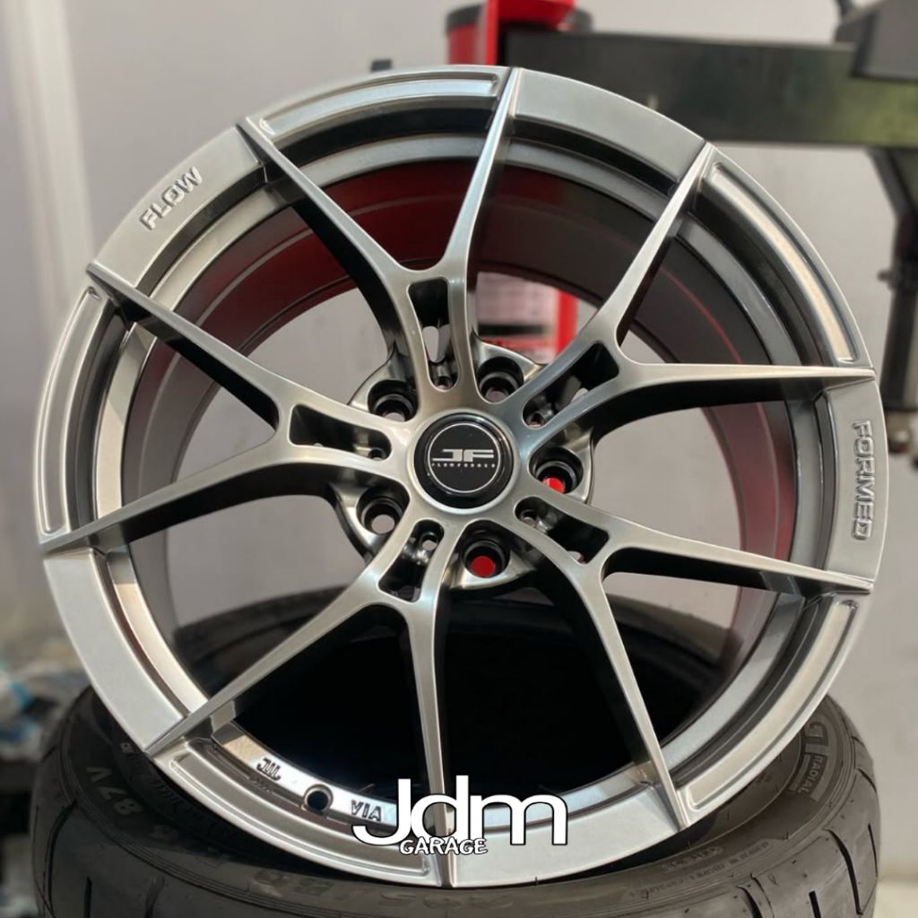 velg mobil ring 18 RAYS G025  FLOW FORMING lebar 8,5 pcd 5x120 velg racing r18 velg e46 velg mobil r