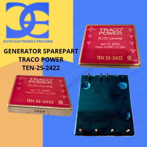 TRACO POWER TEN 25-2422  ( INPUT 18-36VDC, OUTPUT +-12VDC/ +- 1.25A )
