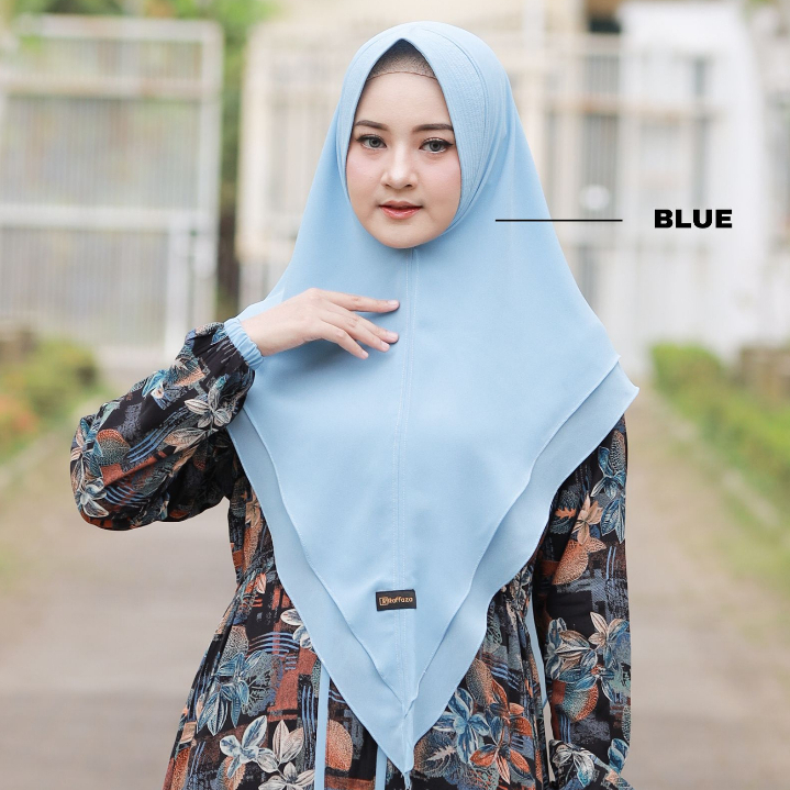 Bella Khimar Syari Bahan Ceruty Babydoll Pet Hijab 2 Layer By Raffaza
