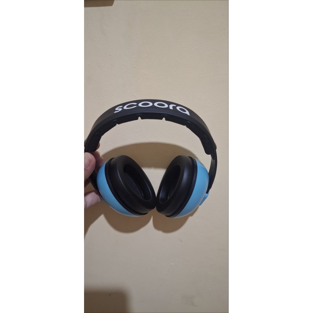 Preloved Earmuff scoora biru