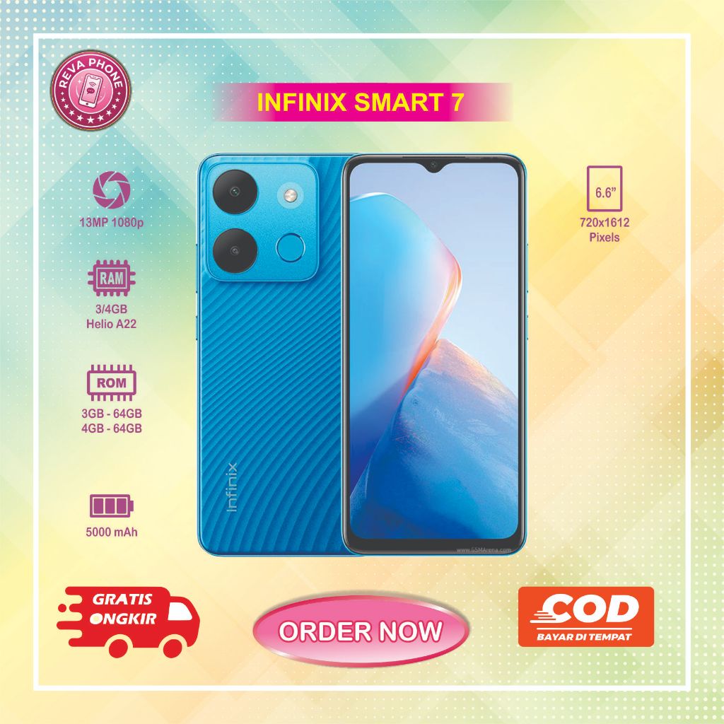 HP INFINIX SMART 7 Normal second siap pakai