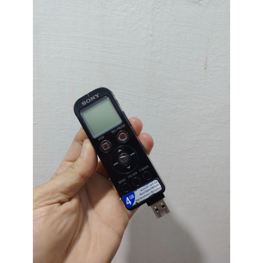 Sony original perekam suara ICD-UX523F Voice recorder
