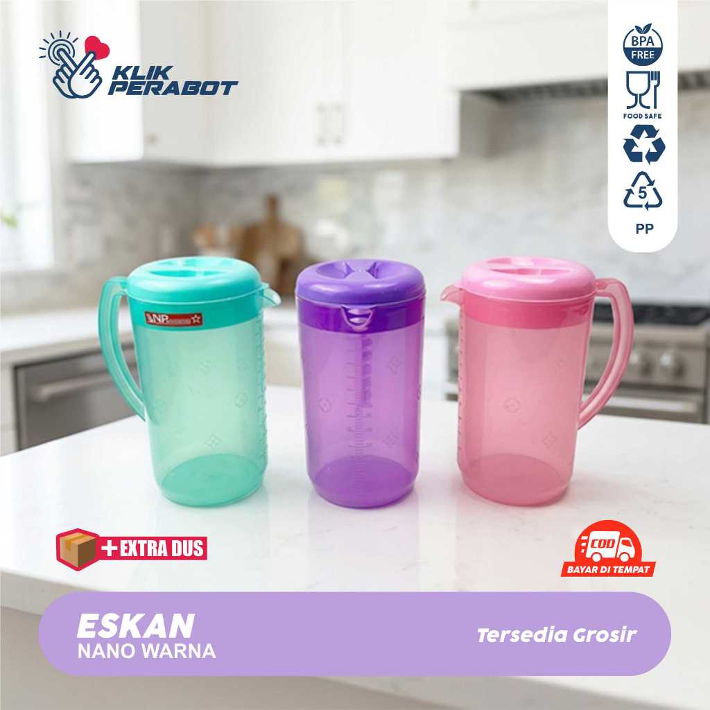 Teko Eskan Nano/Teko Eskan Nano Plastik Pelangi
