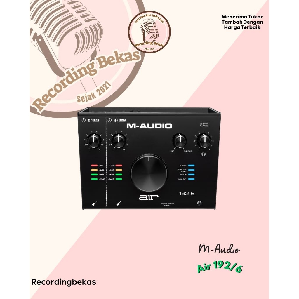 Soundcard M-Audio Air 192/6 192 6