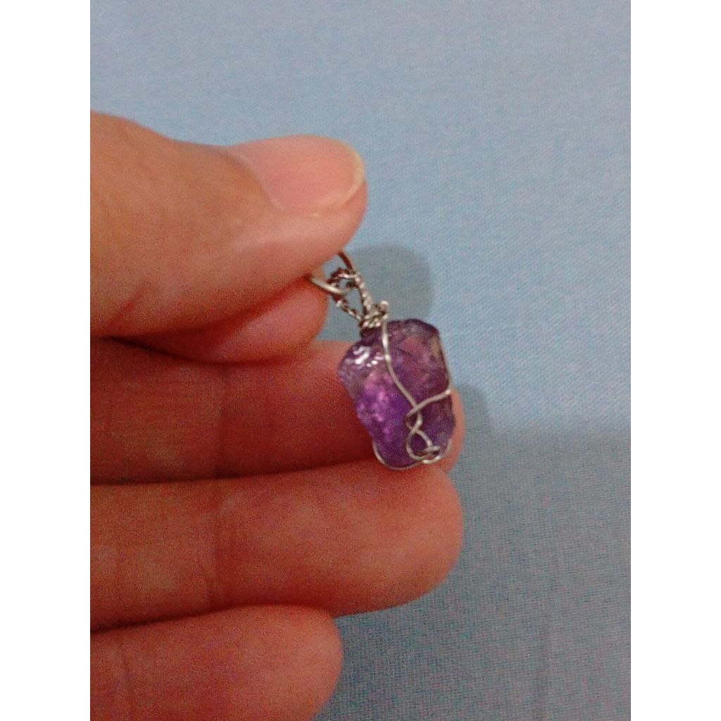 Liontin Batu Kecubung Natural