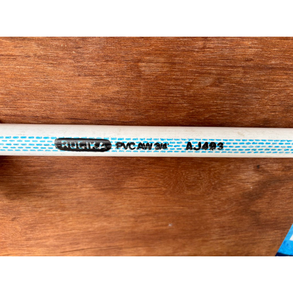 PIPA PARALON 3/4” Inch PVC RUCIKA 1 METER