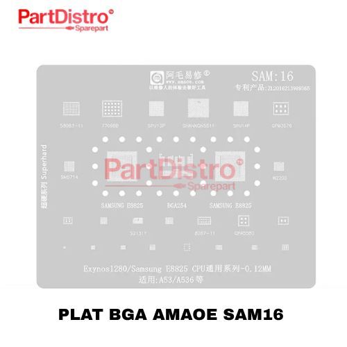 PLAT BGA AMAOE SAM16