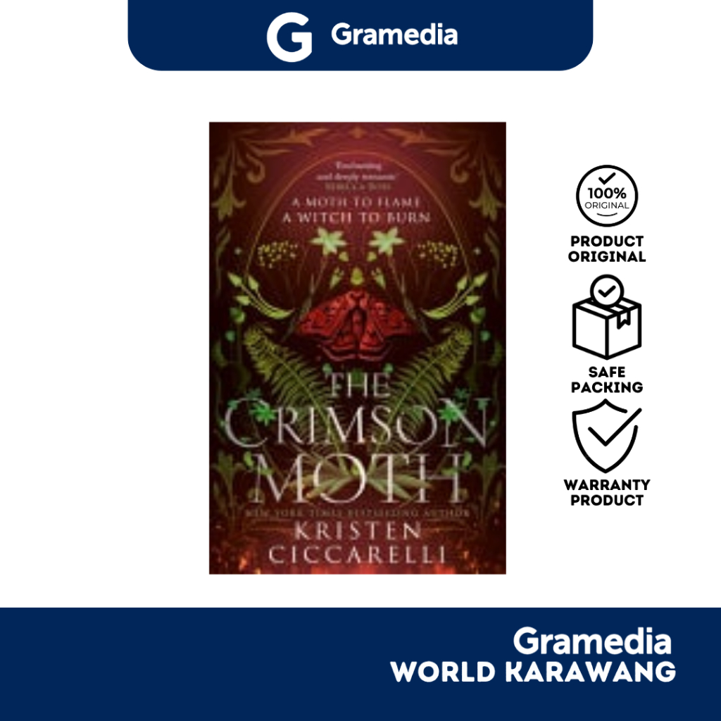 Gramedia Karawang - Buku Novel - THE CRIMSON MOTH (THE CRIMSON MOTH, BOOK 1- Kristen Ciccarelli - En