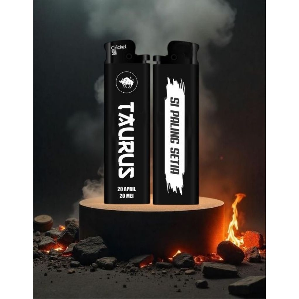 Korek Cricket Lighter Zodiac