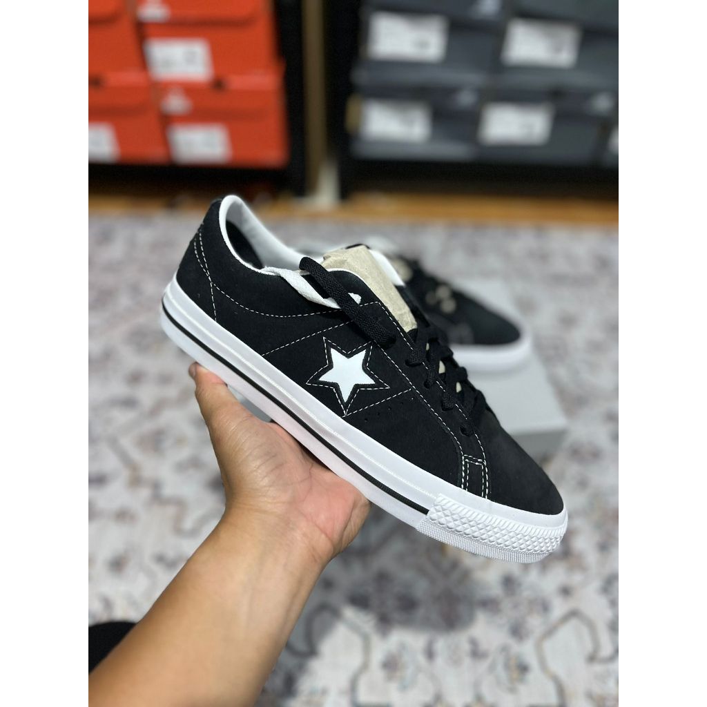 Converse One Star Pro Ox Black White