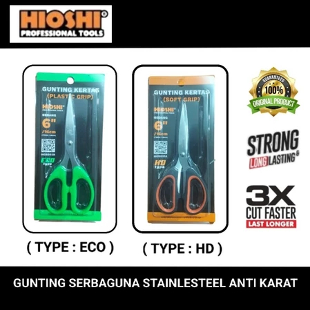 Hioshi Gunting serbaguna stailesteel anti karat
