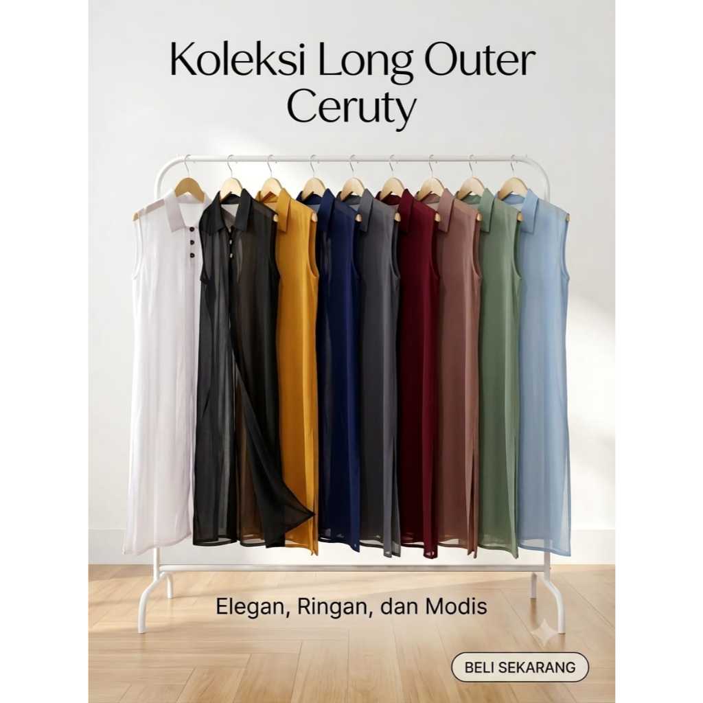 Naira - long outer - Kanaya trend - Long cardi - cardigan - outer - Long outer - cardigan ceruty - T