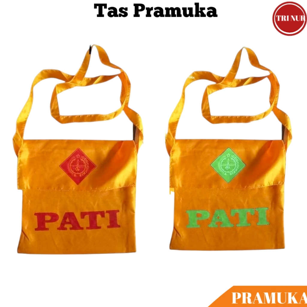 Tas Slempang Pramuka PATI Merah Hijau / Tas Selempang / Tas Sandang Pramuka PATI