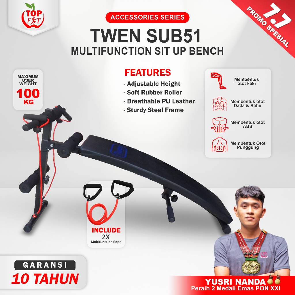Sit Up Bench Twen SUB51 SitUp Bench
