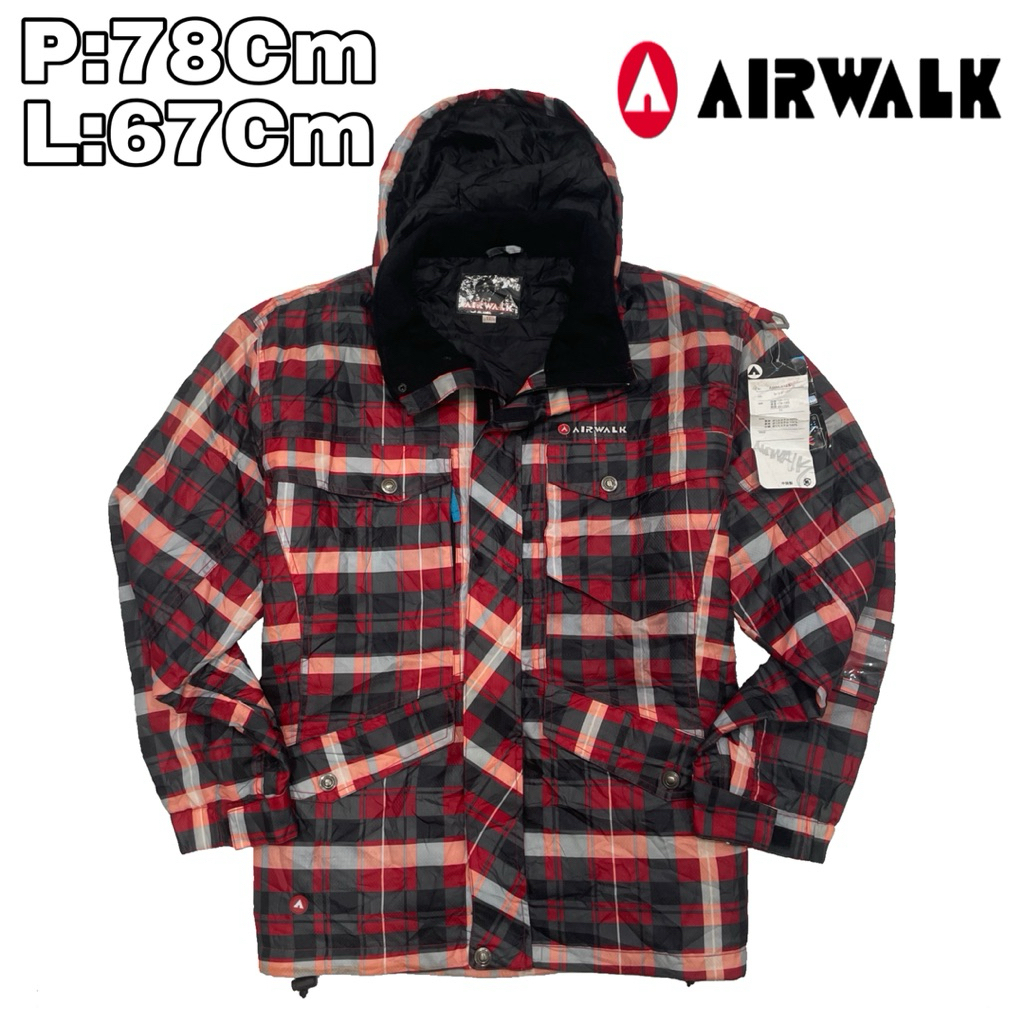J159 Jaket Snowboard Outdoor Waterproof Airwalk BNIB  Tahan AirTebal Musim Dingin Hiking Pendaki Gun