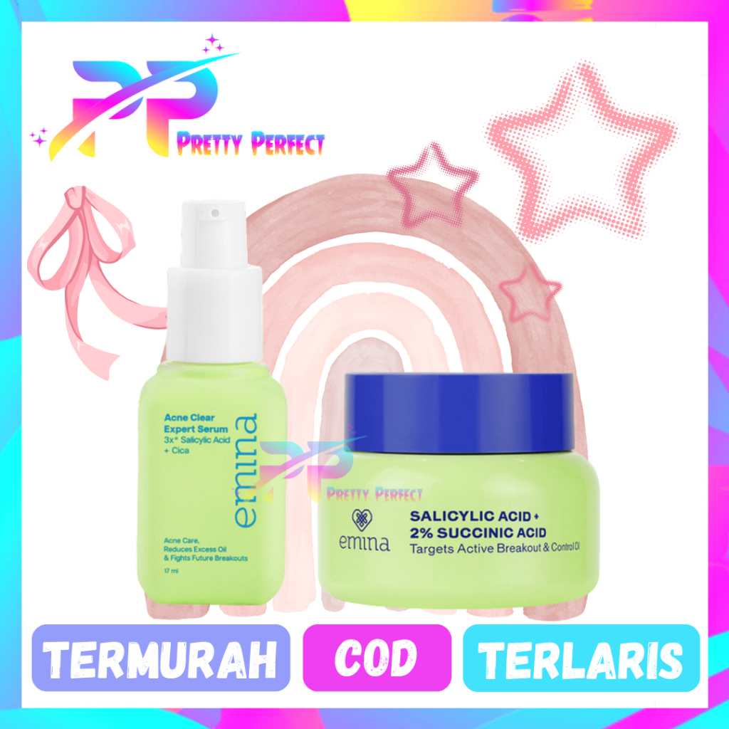 Emina Acne Clear Paket 2in1 Moisturizer + Serum
