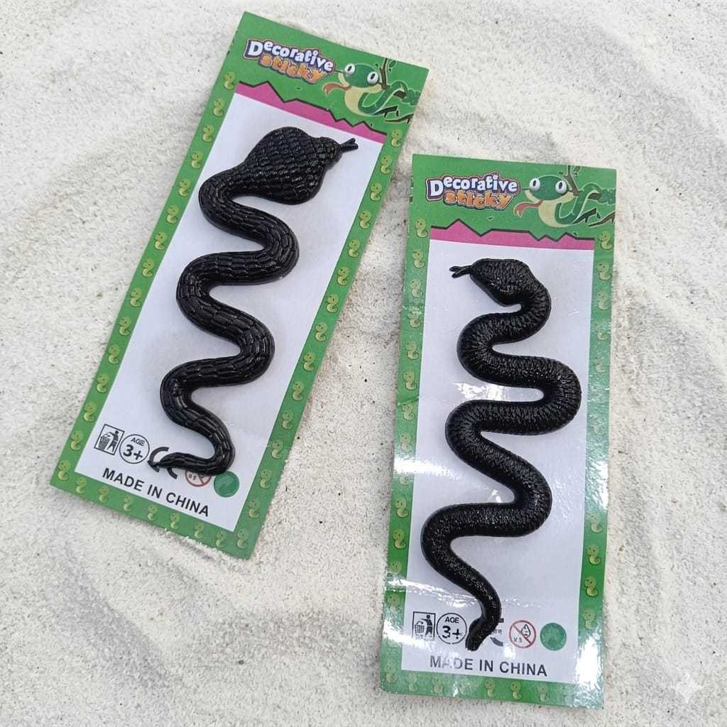 MAINAN ULAR TEMPEL PRANK / ULAR KARET / JELLY ULAR / HEWAN REPLIKA