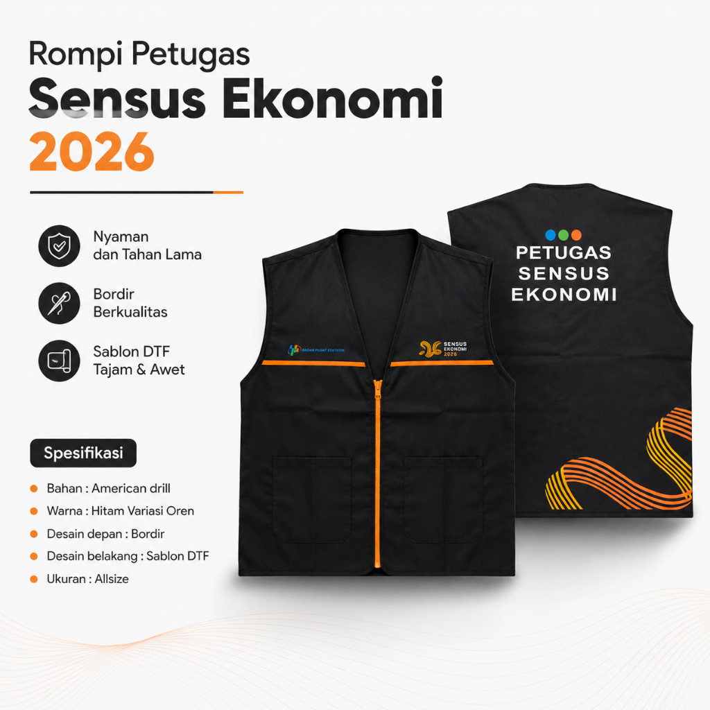 Rompi Petugas Sensus Ekonomi 2026