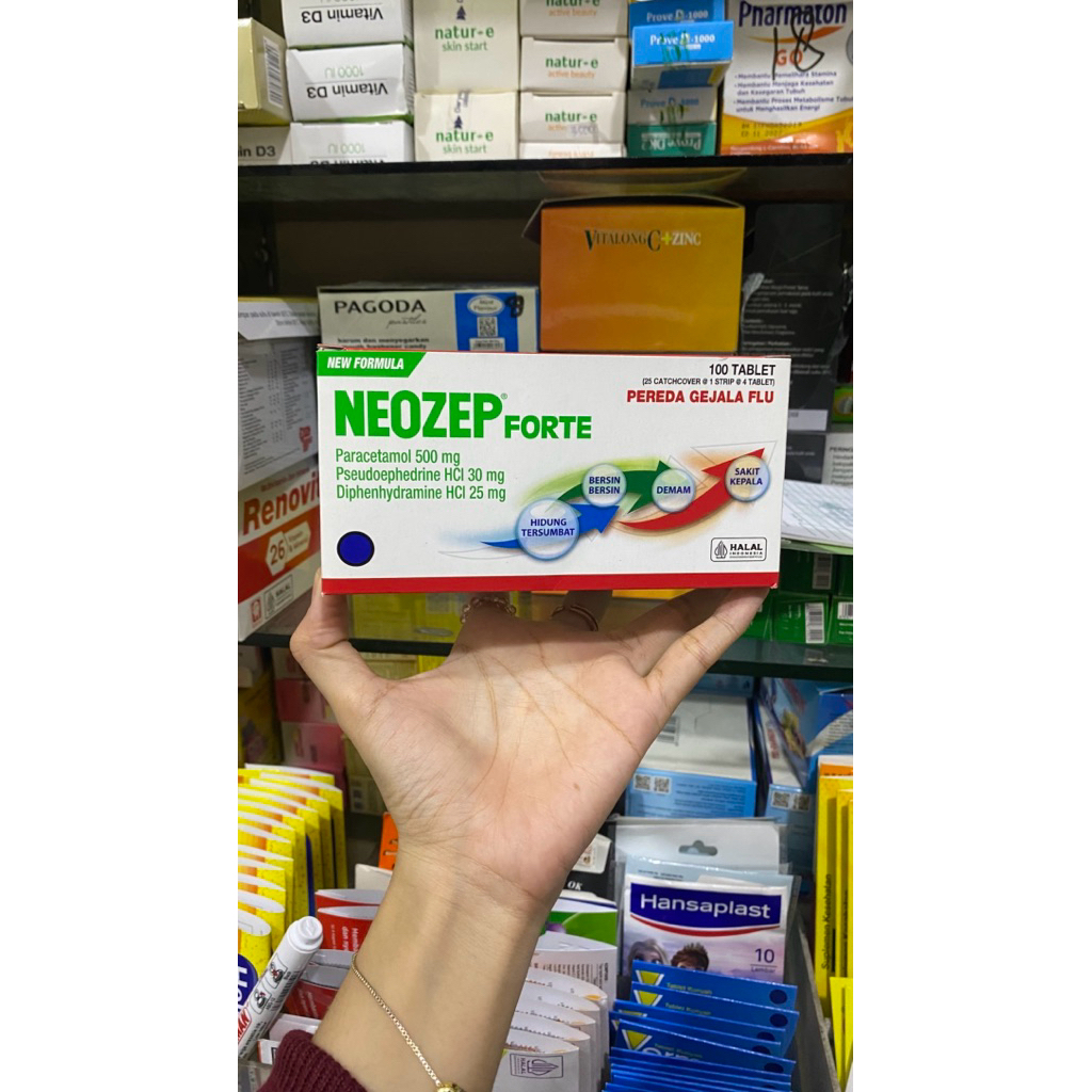 Neozep Forte 1 Box - Untuk Flu