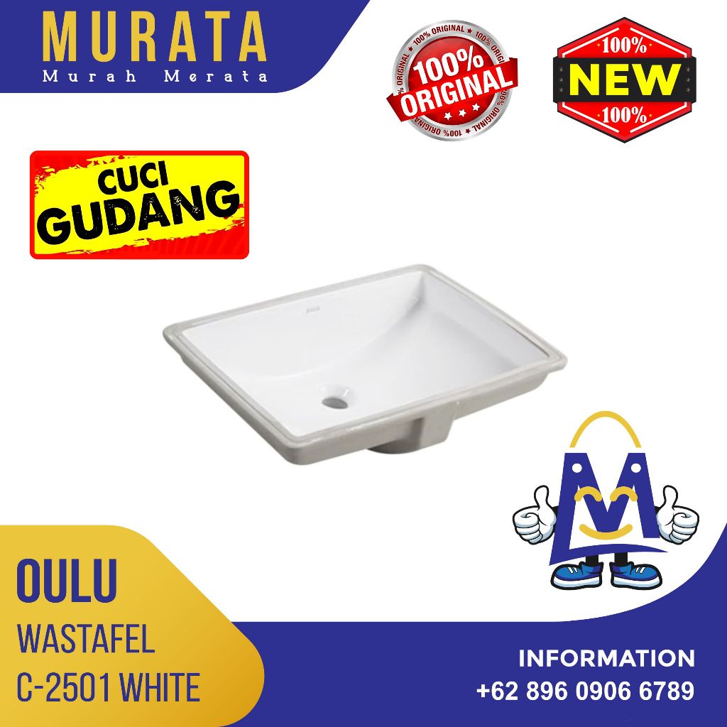 Oulu - Washtafel / Wastafel / Westafel / Basin Kw1 C 2501 C2501 White