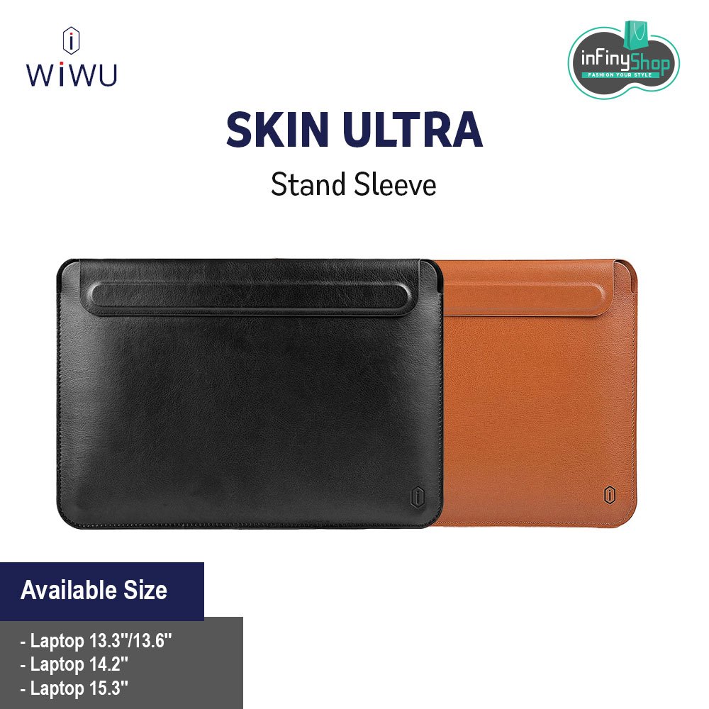 Wiwu Skin Ultra Stand Sleeve - Protective Sleeve & Adjustable Stand Laptop/Tablet