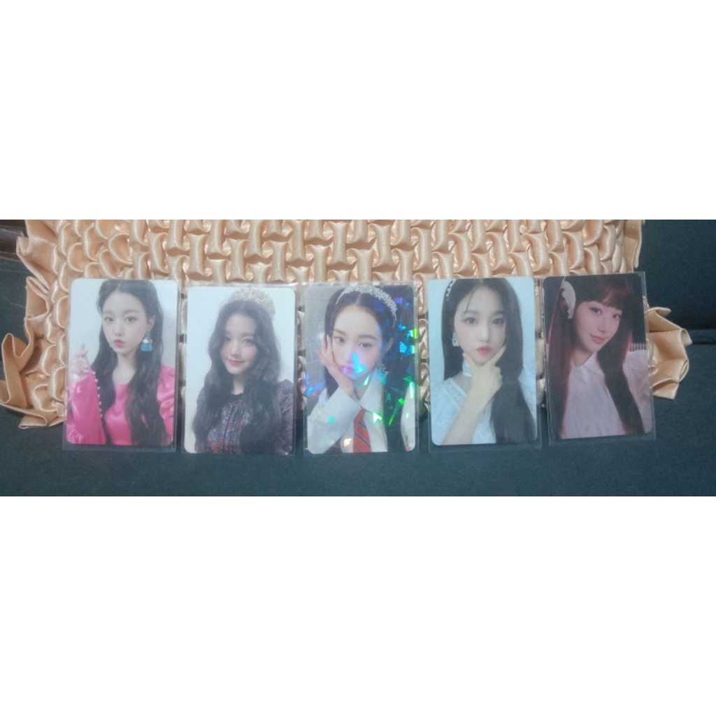 Official PC Photocard Wonyoung IVE Love Dive Version Ver 1 Dagu Bloom*Iz Crown Pout Noot Noot Heart 