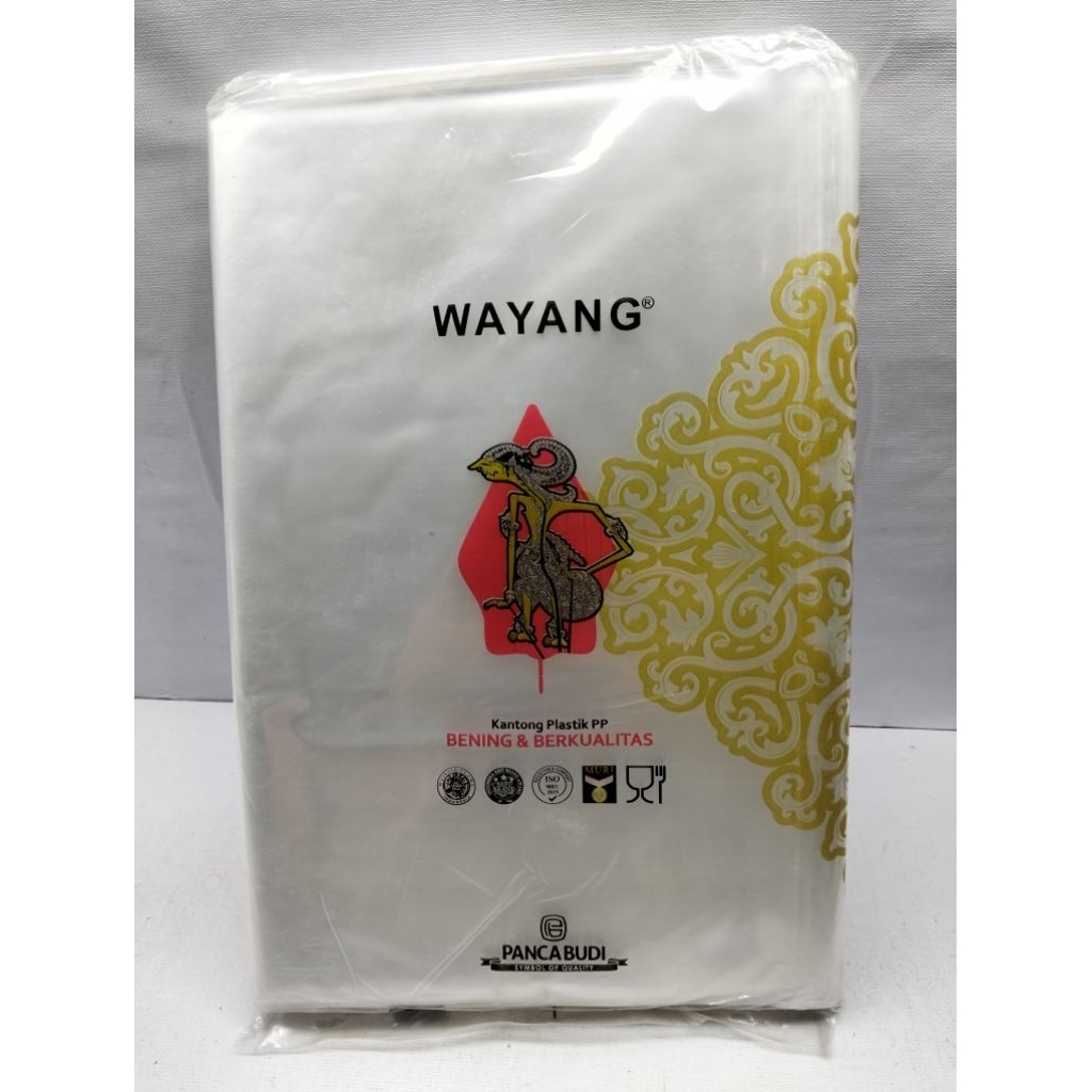WAYANG PLASTIK PP BENING/ UK 23X45 (1BKS)