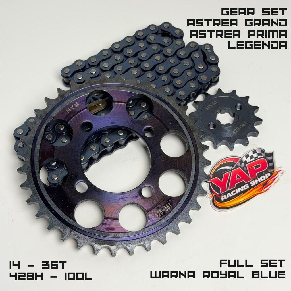 Gear Gir Paket Komplit Astrea Grand Prima Legenda 14T 36T