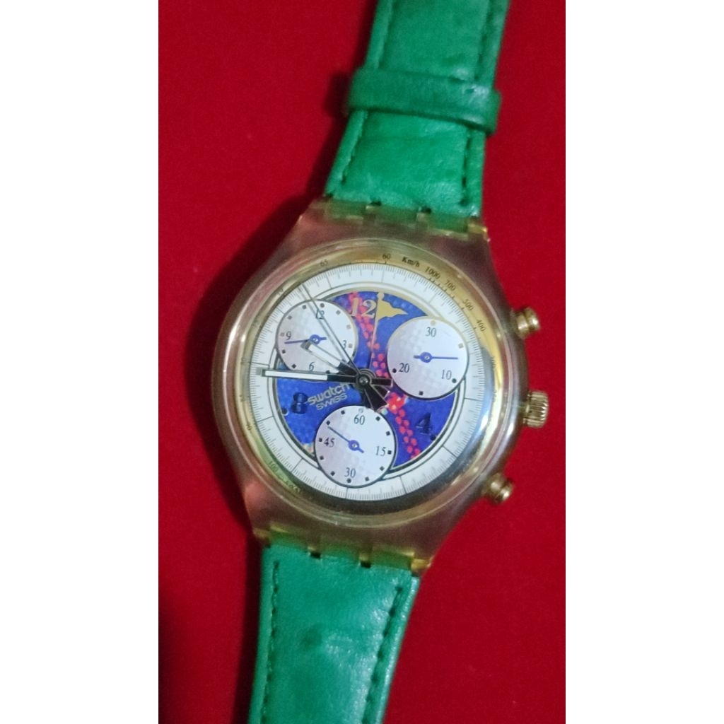 Swatch Chronograph SCG106 "Hole in One". 100% Original