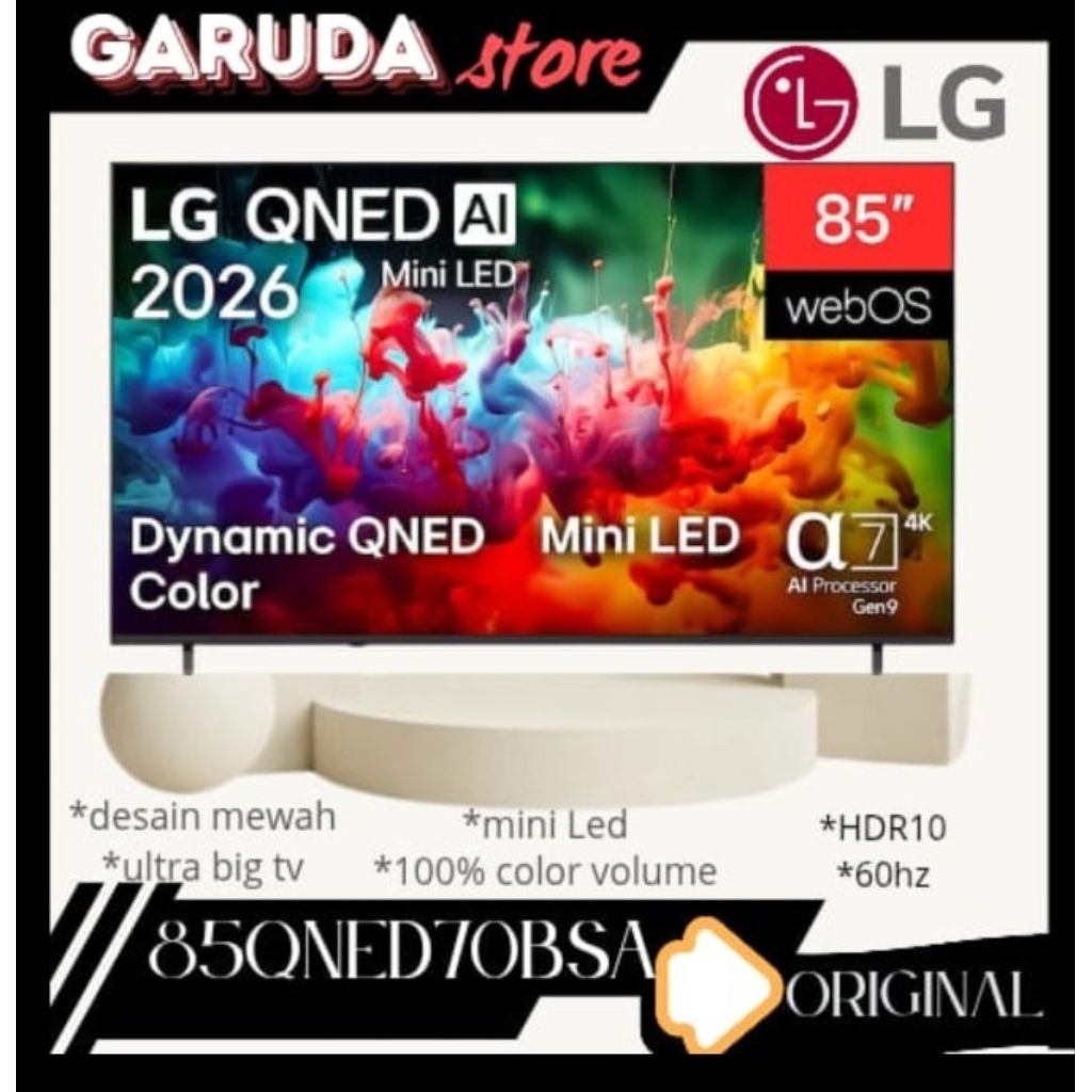 LG 85QNED70BSA MINI LED SMART TV 4K 85inch big tv WEBOS 70bsa