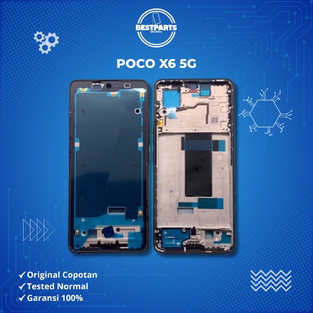 FRAME LCD POCO X6 5G ORIGINAL COPOTAN