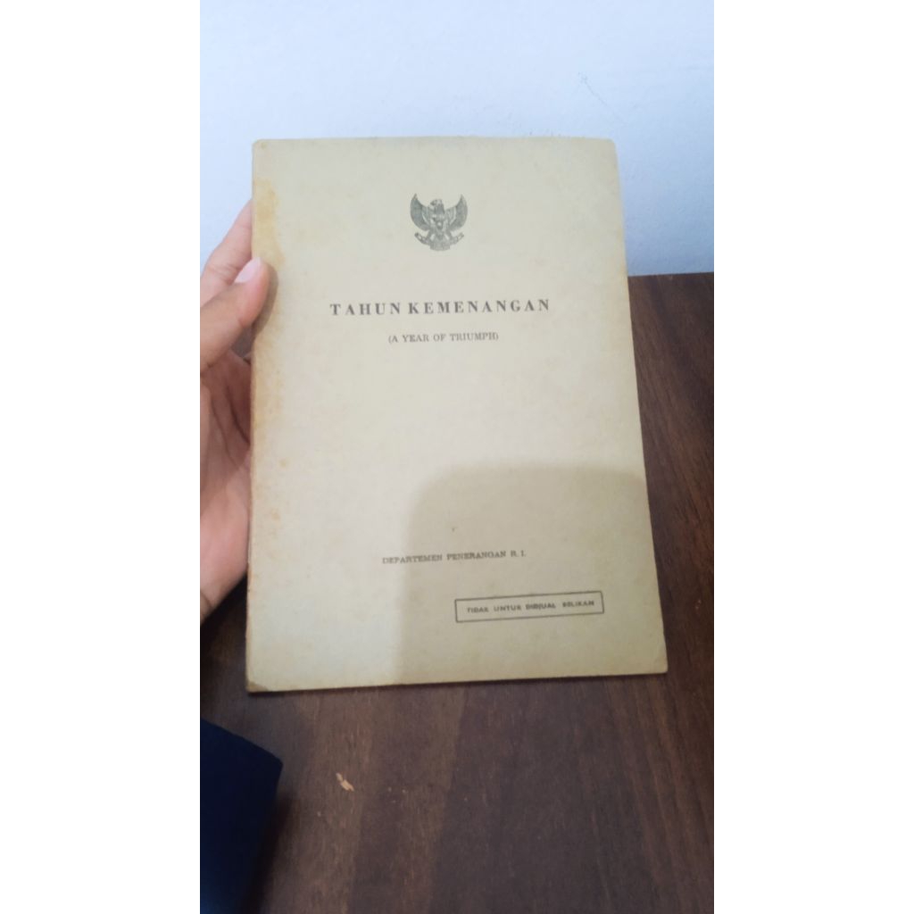 Buku pidato Soekarno - TAHUN KEMENANGAN thn 1962