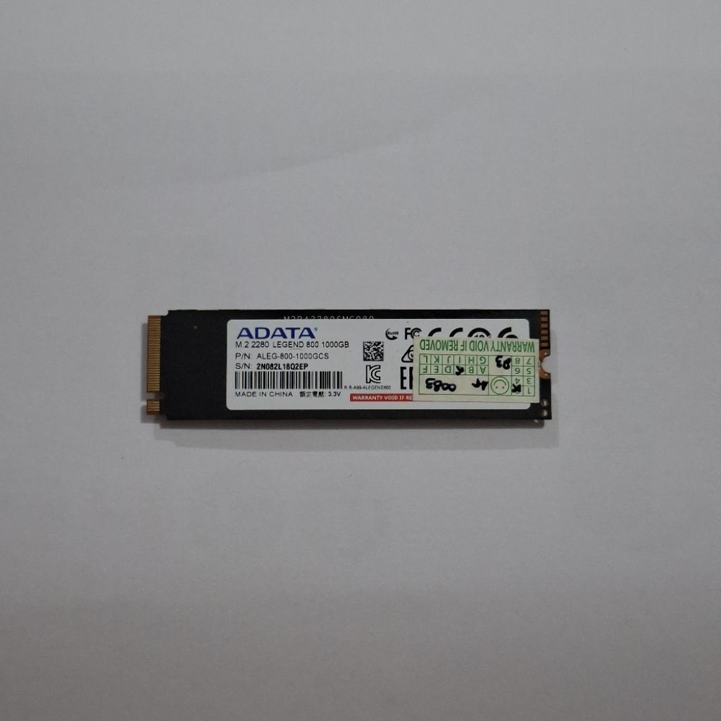 SECOND  SSD NVME 1TB ADATA LEGEND 800