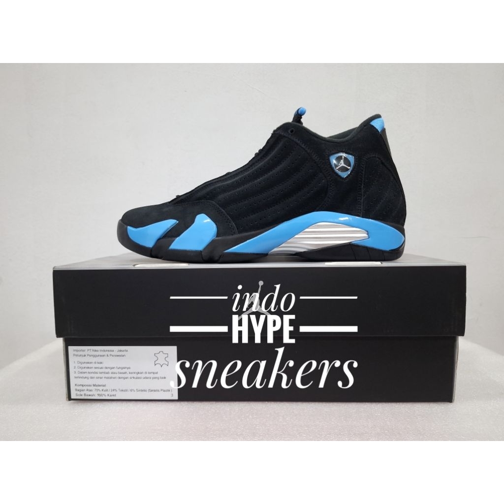 Air Jordan 14 Retro BLACK UNIVERSITY BLUE (2026)