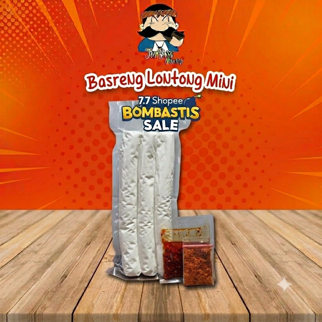 Basreng Lontong Mini by Juragan Basreng