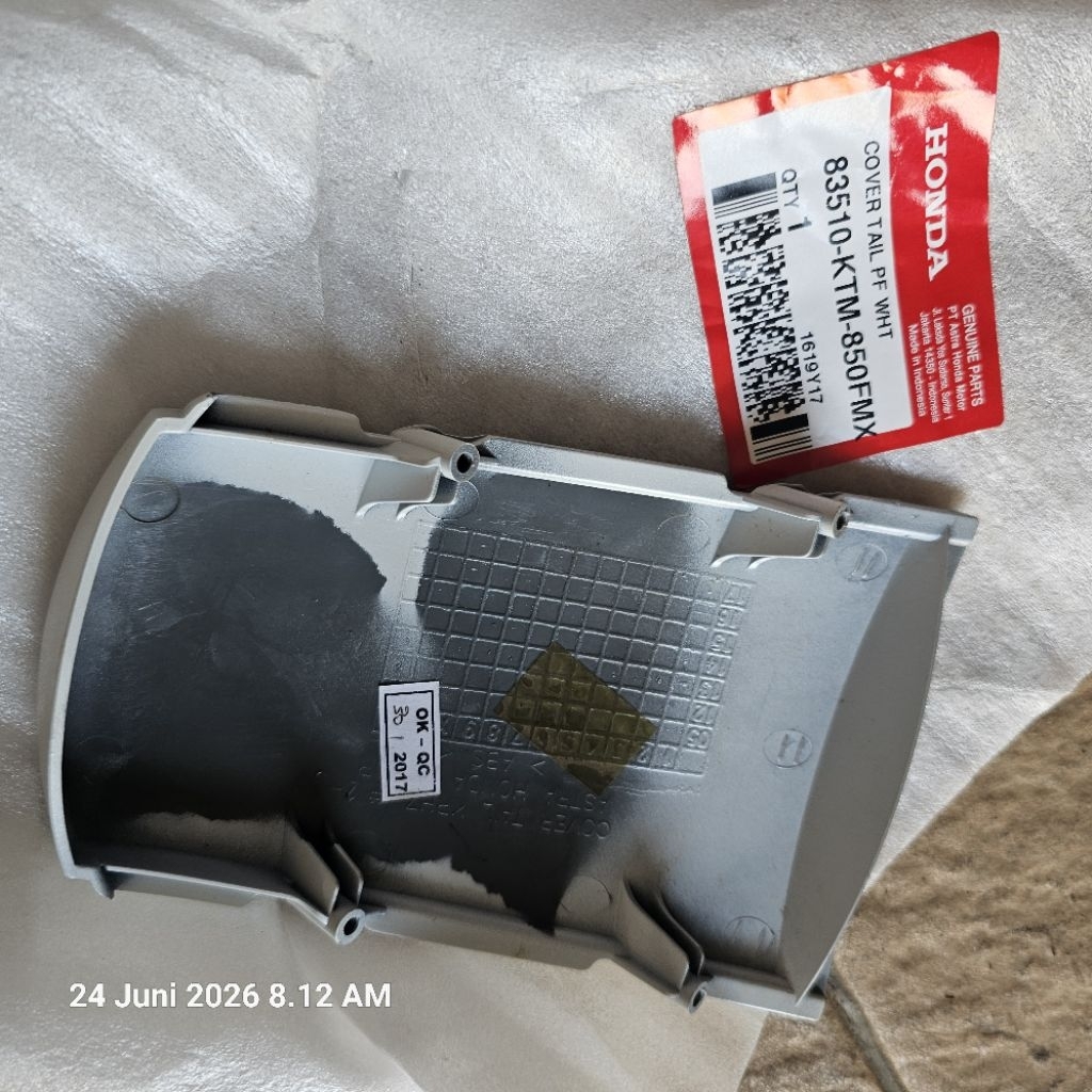 Cover Tail Putih – Supra X 125 Injection. 83510-KTM-850FMX
