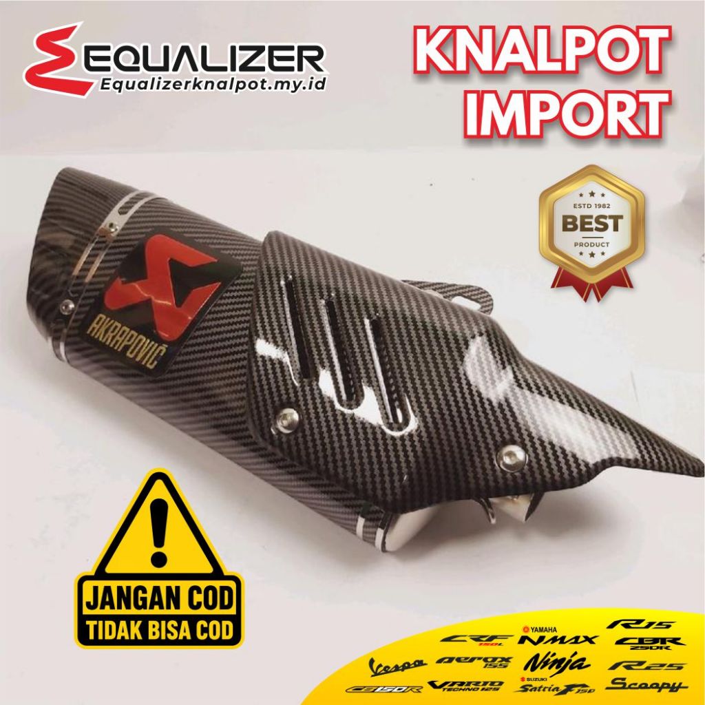 Knalpot Import Taiwan Knalpot Impor Taiwan Knalpot Taiwan Racing Akrapovic Evolution Line M1 R1 Carb