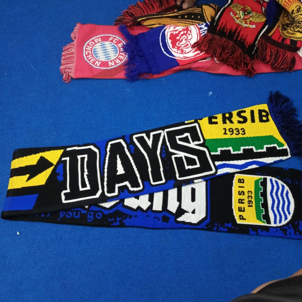SYAL PERSIB BANDUNG 1933 | SCARF BOBOTOH SUPPORTER PERSIB DOUBLE SIDE