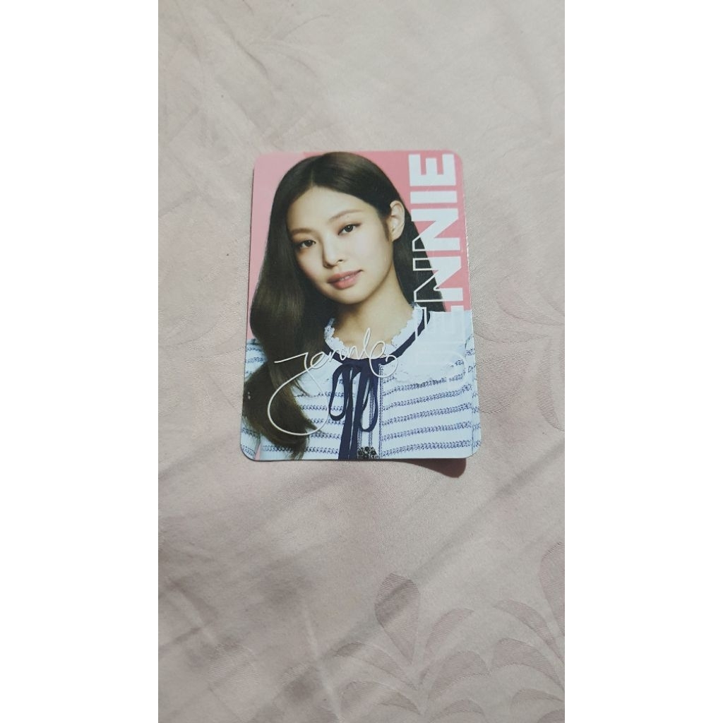PHOTOCARD PC JENNIE BLACKPINK OFFICIAL X OREO
