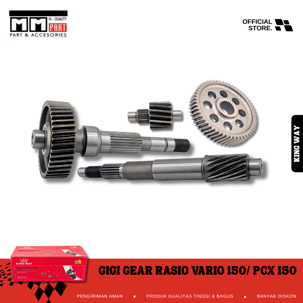 GIGI GEAR RASIO VARIO 150/ PCX 150 - GER GIGI RASIO GARDAN SET VARIO 150 PCX 150 CBU