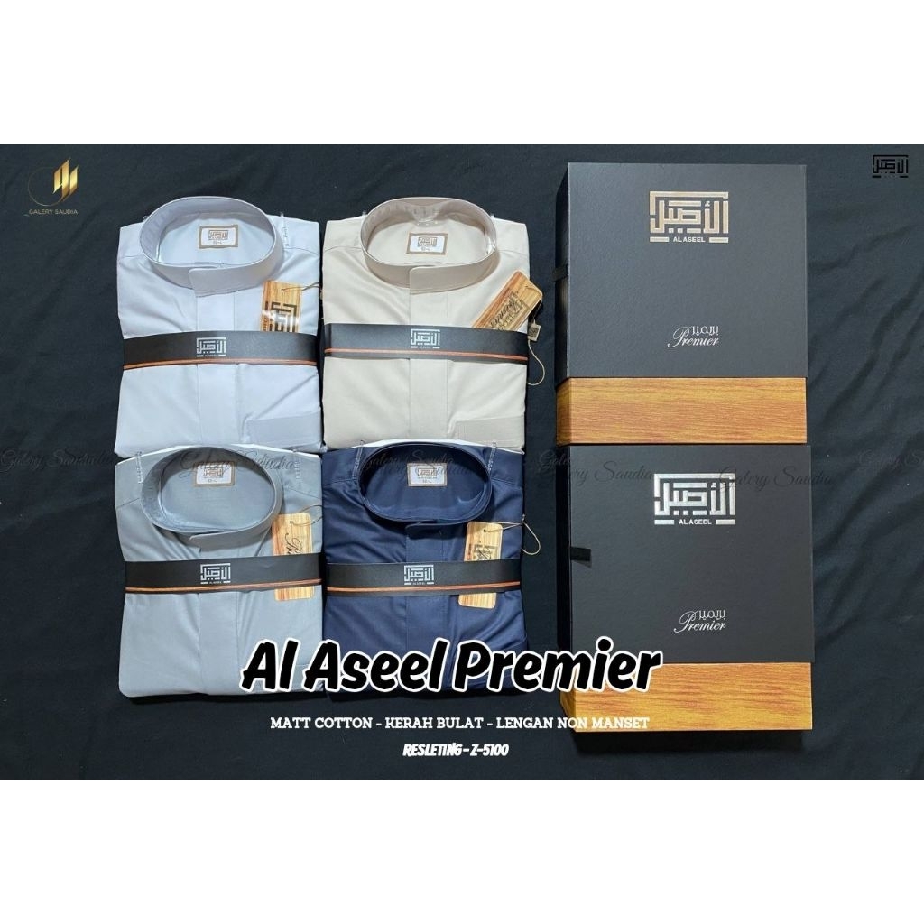 Jubah Al Aseel Premier Resleting
