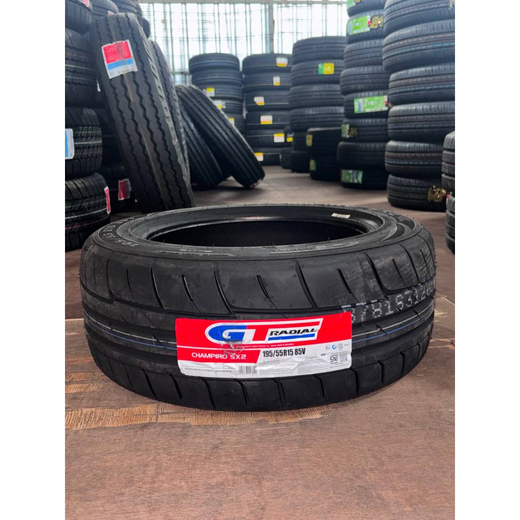Ban Mobil GT radial 195/55R15 Champiro SX2 semislick Brio Agya 195 55 15 195/55/15  Ban Balap