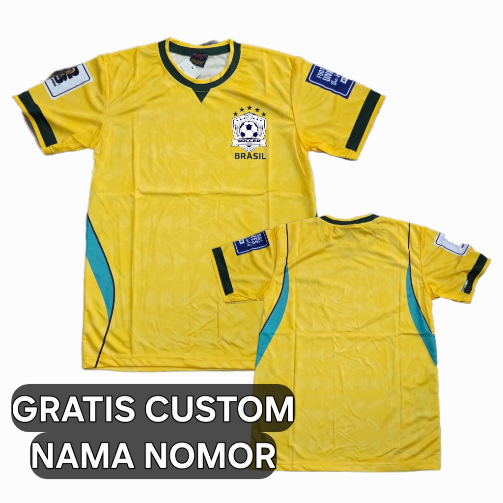 Jersey Brazil home NEYMAR JR auri sport