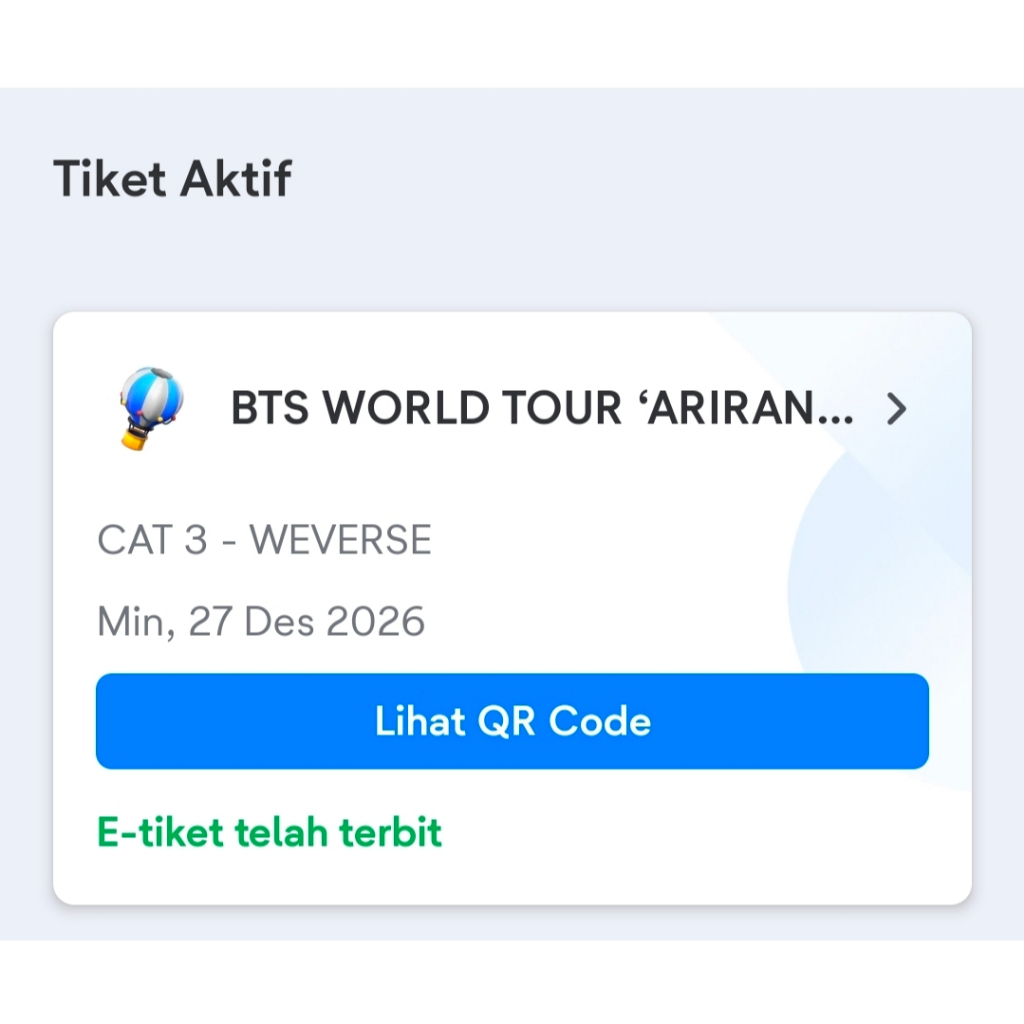TIKET KONSER BTS ARIRANG IN JAKARTA DAY 2