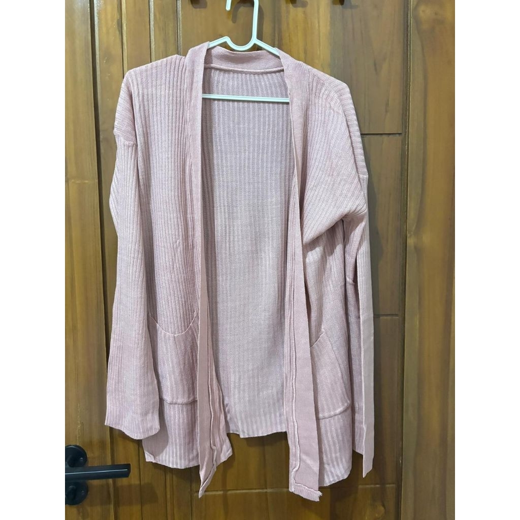 preloved cardigan pink