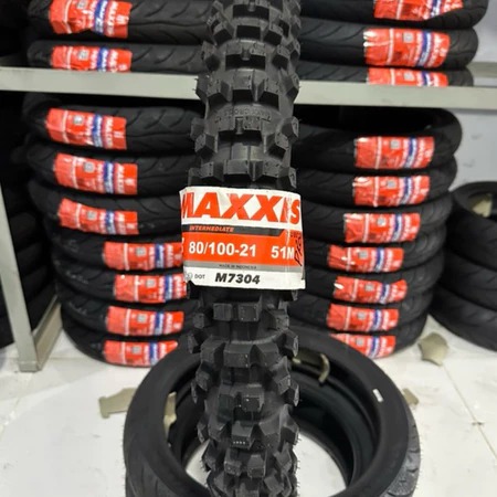 SNI Ban Motor Trail MAXXIS M7304 { 80/100 -21 } Ban Motor Ring 21 , MOTOR KLX150 CRF150L /KLX230 /CR