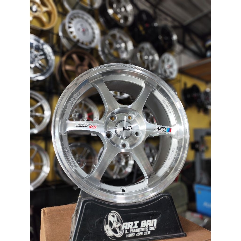 velg SSR TYPE C Ring 17×7,5in et40 pcd 4×100-114 (new)