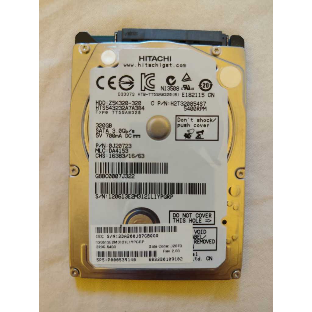HDD Laptop 2.5 inch Hitachi 320 GB