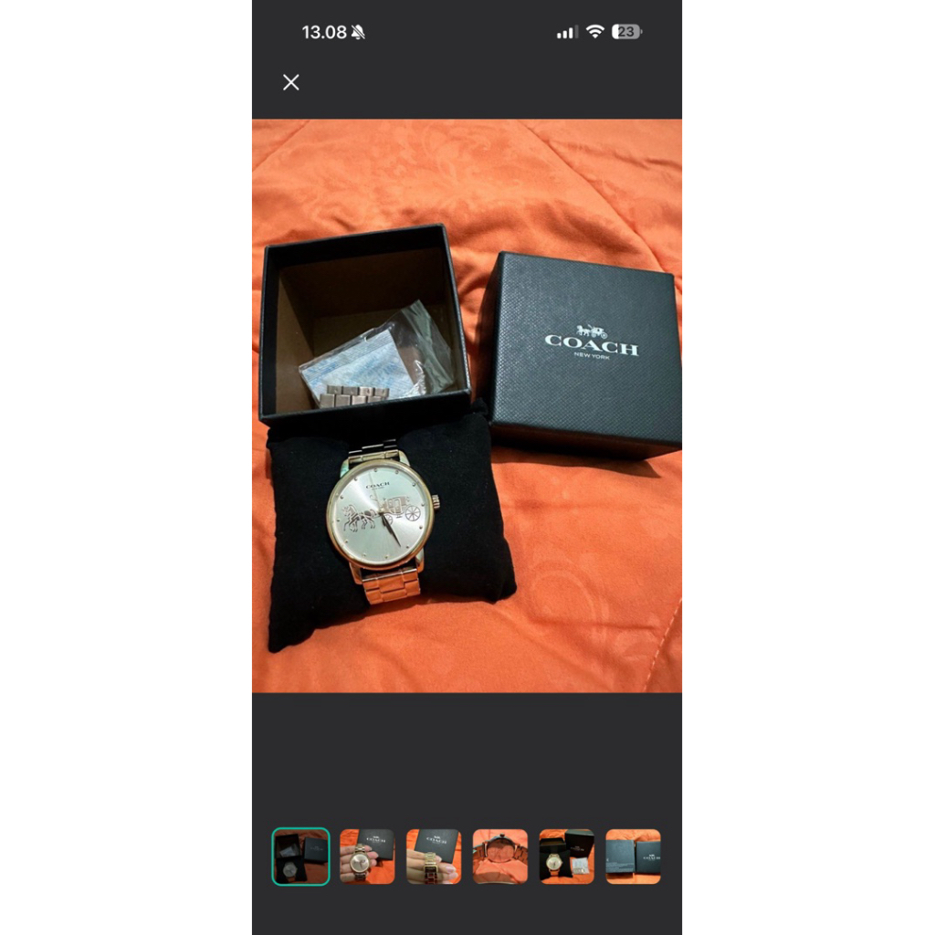 coach watches