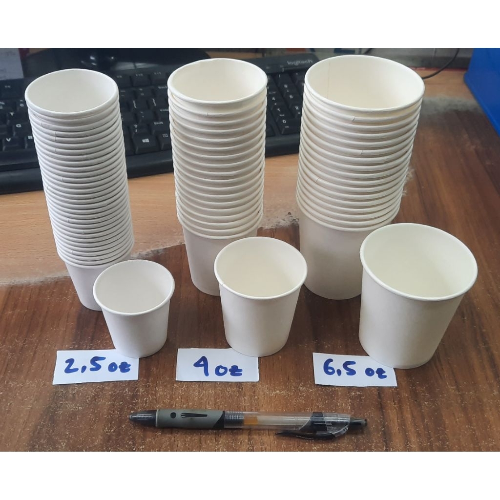 Paper Cup / Hot Cup 2,5 oz ; 4 oz ; 6,5 oz